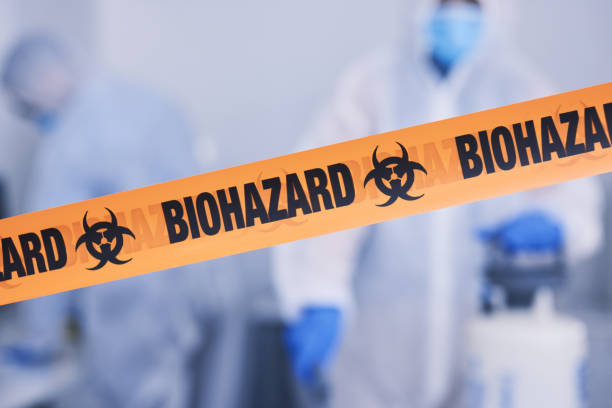 Professional Biohazard Cleanup technician working in Clifton, TN